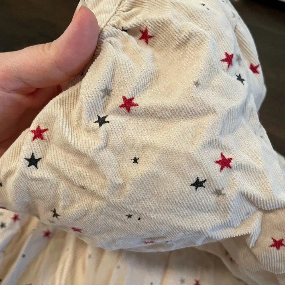 Olive Juice Corduroy Star Print Dress Size 10/12 - Picture 4 of 4